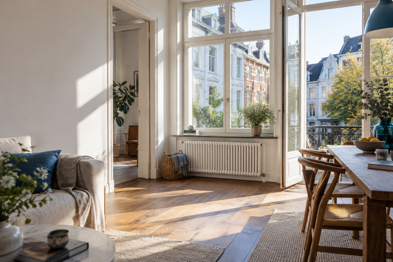 A bright and comfortable energy-efficient European home